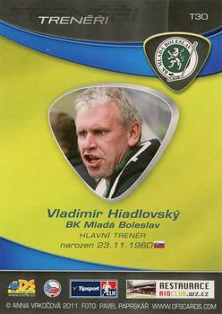 2011-12 OFS Plus - Coaches #T30 Vladimir Hiadlovsky Back