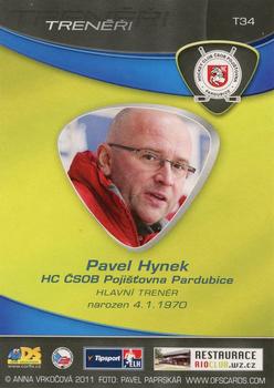 2011-12 OFS Plus - Coaches #T34 Pavel Hynek Back