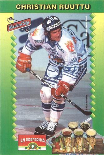 1995-96 Radio City Finnish National Team Recipes #3 Christian Ruuttu Front