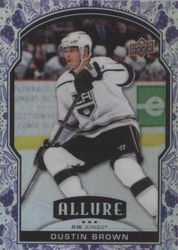2020-21 Upper Deck Allure - Blue China #8 Dustin Brown Front