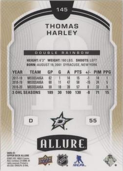 2020-21 Upper Deck Allure - Double Rainbow #145 Thomas Harley Back