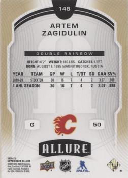 2020-21 Upper Deck Allure - Double Rainbow #148 Artem Zagidulin Back