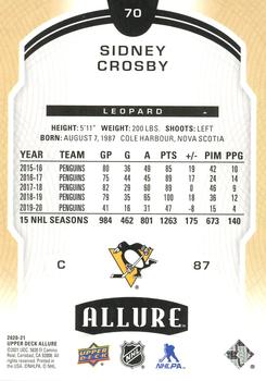2020-21 Upper Deck Allure - Leopard #70 Sidney Crosby Back