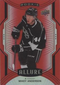 2020-21 Upper Deck Allure - Red Rainbow #110 Mikey Anderson Front