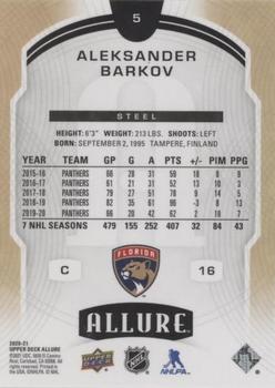 2020-21 Upper Deck Allure - Steel #5 Aleksander Barkov Back