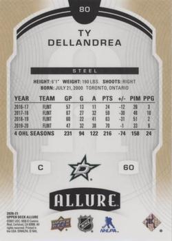 2020-21 Upper Deck Allure - Steel #80 Ty Dellandrea Back