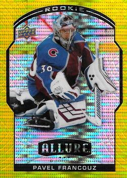 2020-21 Upper Deck Allure - Yellow Taxi #73 Pavel Francouz Front