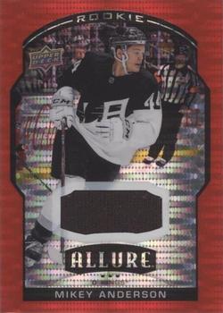 2020-21 Upper Deck Allure - Red Rainbow Jersey #83 Mikey Anderson Front