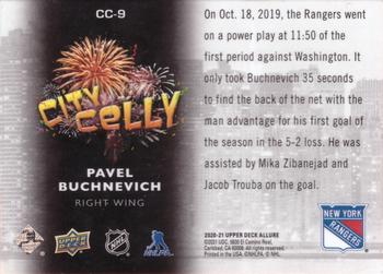 2020-21 Upper Deck Allure - City Celly #CC-9 Pavel Buchnevich Back