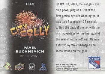 2020-21 Upper Deck Allure - City Celly Red #CC-9 Pavel Buchnevich Back