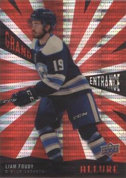 2020-21 Upper Deck Allure - Grand Entrance Red #GE-5 Liam Foudy Front
