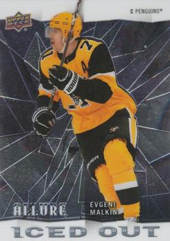 2020-21 Upper Deck Allure - Iced Out #IO-1 Evgeni Malkin Front