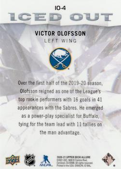 2020-21 Upper Deck Allure - Iced Out #IO-4 Victor Olofsson Back