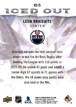 2020-21 Upper Deck Allure - Iced Out #IO-5 Leon Draisaitl Back