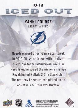 2020-21 Upper Deck Allure - Iced Out #IO-12 Yanni Gourde Back