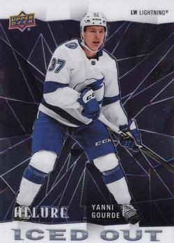 2020-21 Upper Deck Allure - Iced Out #IO-12 Yanni Gourde Front