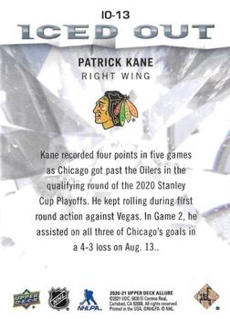 2020-21 Upper Deck Allure - Iced Out #IO-13 Patrick Kane Back
