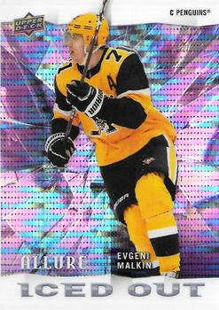 2020-21 Upper Deck Allure - Iced Out Red #IO-1 Evgeni Malkin Front