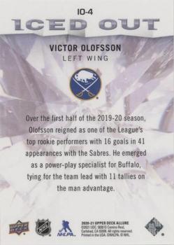 2020-21 Upper Deck Allure - Iced Out Red #IO-4 Victor Olofsson Back