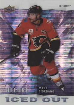 2020-21 Upper Deck Allure - Iced Out Red #IO-7 Mark Giordano Front