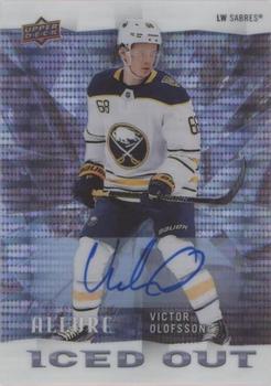 2020-21 Upper Deck Allure - Iced Out Blue Autographs #IO-4 Victor Olofsson Front