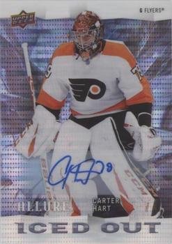 2020-21 Upper Deck Allure - Iced Out Blue Autographs #IO-14 Carter Hart Front