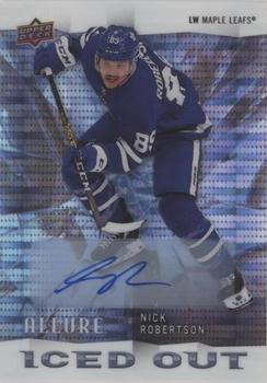 2020-21 Upper Deck Allure - Iced Out Blue Autographs #IO-16 Nick Robertson Front