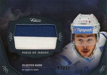 2020-21 OFS Classic Série II - Game Used Material #GUM-SKU Silvester Kusko Front