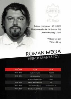 2020-21 Bratislava Capitals (ICEHL) #NNO Roman Mega Back