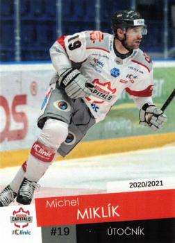2020-21 Bratislava Capitals (ICEHL) #NNO Michel Miklik Front