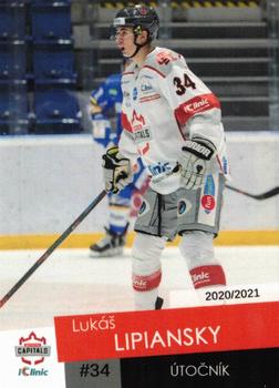 2020-21 Bratislava Capitals (ICEHL) #NNO Lukas Lipiansky Front