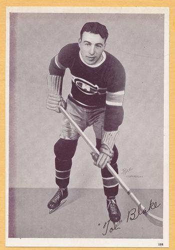 1935-40 Canada Starch Crown Brand Photos (FC7) #108 Toe Blake Front