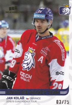 2018-19 Moje karticky Czech Ice Hockey Team - Gold #14 Jan Kolar Front