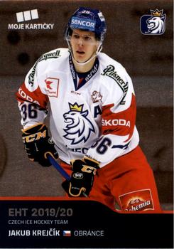 2019-20 Moje Karticky Czech Ice Hockey Team #18 Jakub Krejcik Front