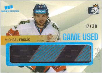 2019-20 Moje Karticky Czech Ice Hockey Team - Game Used Memorabilia #3 Michael Frolik Front