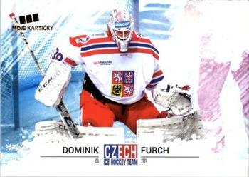 2017-18 Moje karticky Czech Ice Hockey Team #8 Dominik Furch Front