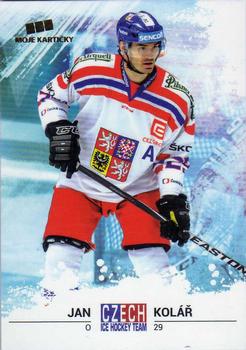 2017-18 Moje karticky Czech Ice Hockey Team #17 Jan Kolar Front