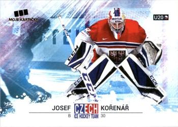 2017-18 Moje karticky Czech Ice Hockey Team #18 Josef Korenar Front