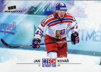 2017-18 Moje karticky Czech Ice Hockey Team #20 Jan Kovar Front