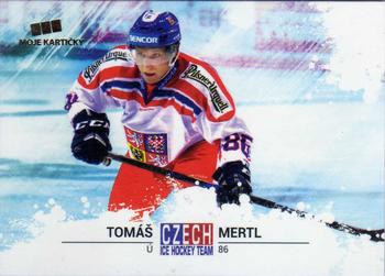 2017-18 Moje karticky Czech Ice Hockey Team #24 Tomas Mertl Front