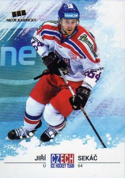 2017-18 Moje karticky Czech Ice Hockey Team #36 Jiri Sekac Front