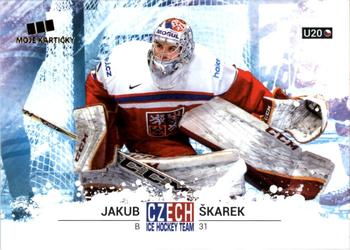 2017-18 Moje karticky Czech Ice Hockey Team #37 Jakub Skarek Front