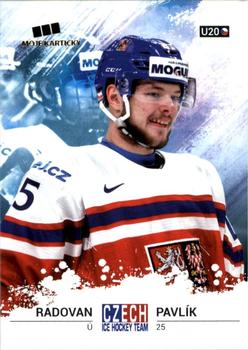2017-18 Moje karticky Czech Ice Hockey Team #51 Radovan Pavlik Front