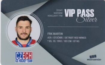 2017-18 Moje karticky Czech Ice Hockey Team - VIP Pass #10 Martin Frk Front