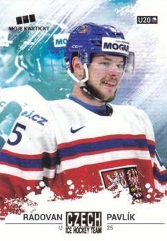 2017-18 Moje karticky Czech Ice Hockey Team - Gold #51 Radovan Pavlik Front