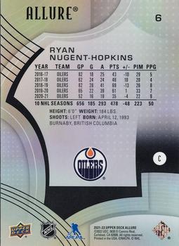 2021-22 Upper Deck Allure #6 Ryan Nugent-Hopkins Back