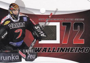 2010-11 Cardset Finland - 12th Anniversary Patch Series 2 Redemption #NNO Sinuhe Wallinheimo Front