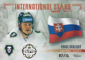 2019-20 OFS Classic - International Stars Limited Stamp #IS-PSK Pavol Skalicky Front