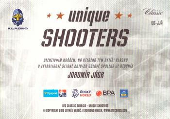 2019-20 OFS Classic - Unique Shooters Ice Water #US-JJÁ Jaromír Jágr Back
