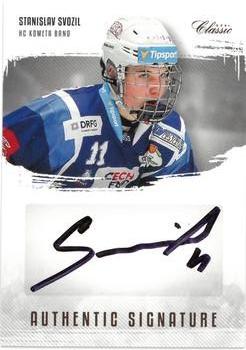 2019-20 OFS Classic - Authentic Signature Level 1 #AS-SSV Stanislav Svozil Front